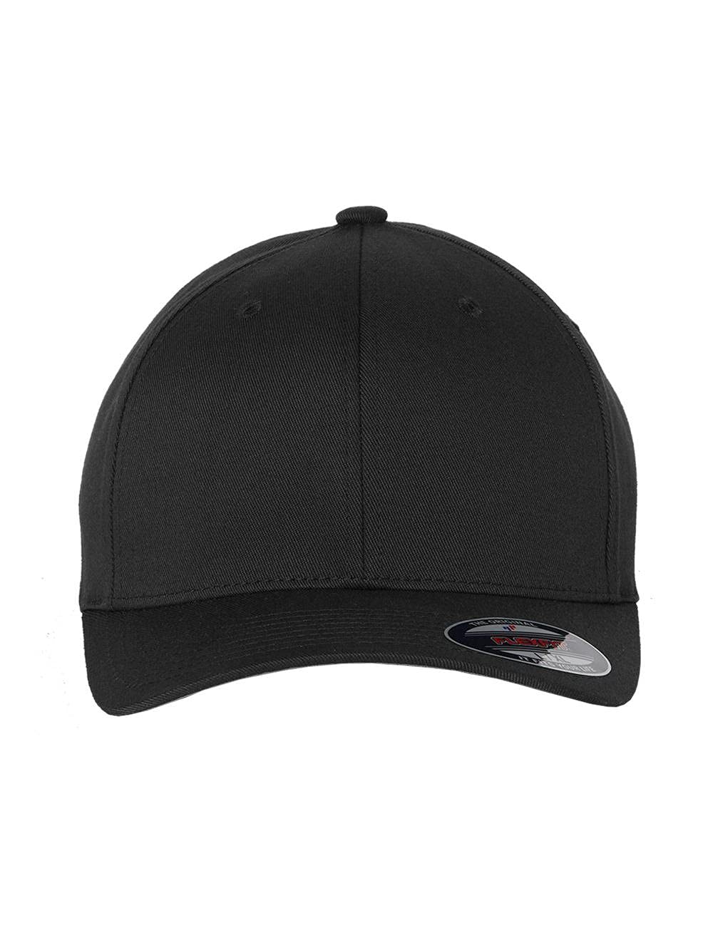 Flexfit 6277 Wooly Combed Twill Cap (Adult XXL (7 3/8" - 8"), Black)