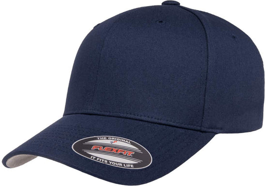 Flexfit/Yupoong Cotton Twill Fitted Cap (XX-Large, Light Navy)