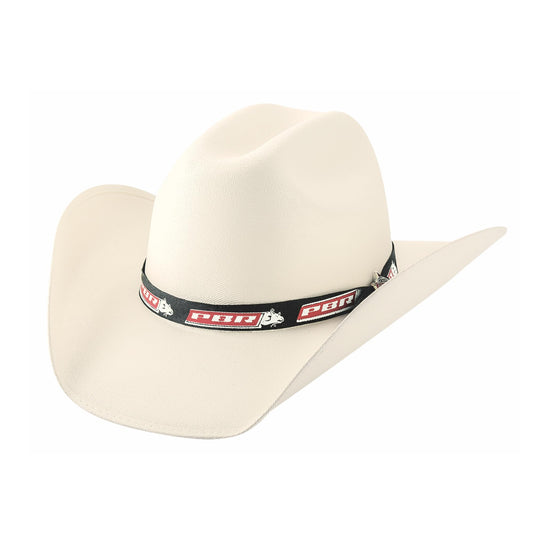 Bullhide PBR Straw Hats Committed to Win Cowboy Black Hat in Size OSFM