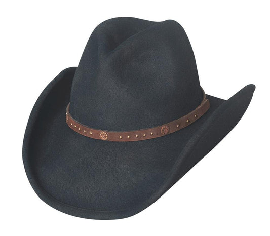 Bullhide Hats 0667Bl Cowboy Collection Rusted Iron Small Black Cowboy Hat