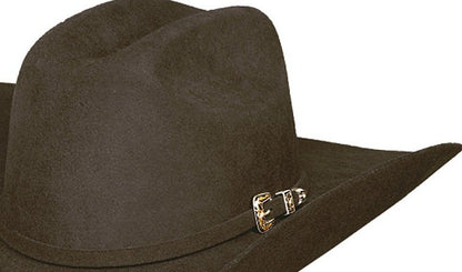 Bullhide Rodeo Round Up Felt Legacy Cowboy Chocolate Hat in Size 7 1/2