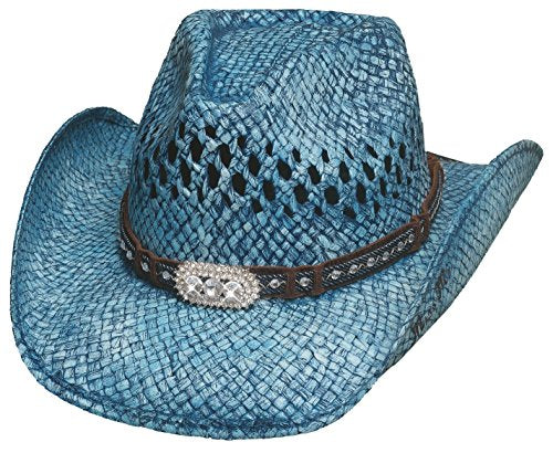 Bullhide Montecarlo Hats Wild and Blue Toyo Straw Cowboy Western Hat