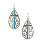 Montana Silversmiths Cross Dangle Earrings (Filigree Water Lights)