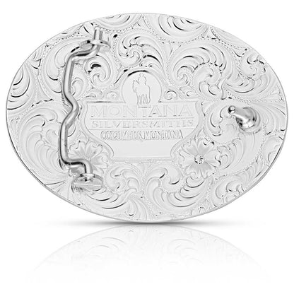 Montana Silversmiths Bold Southwest Buckle With End of the Trail - 50317-595