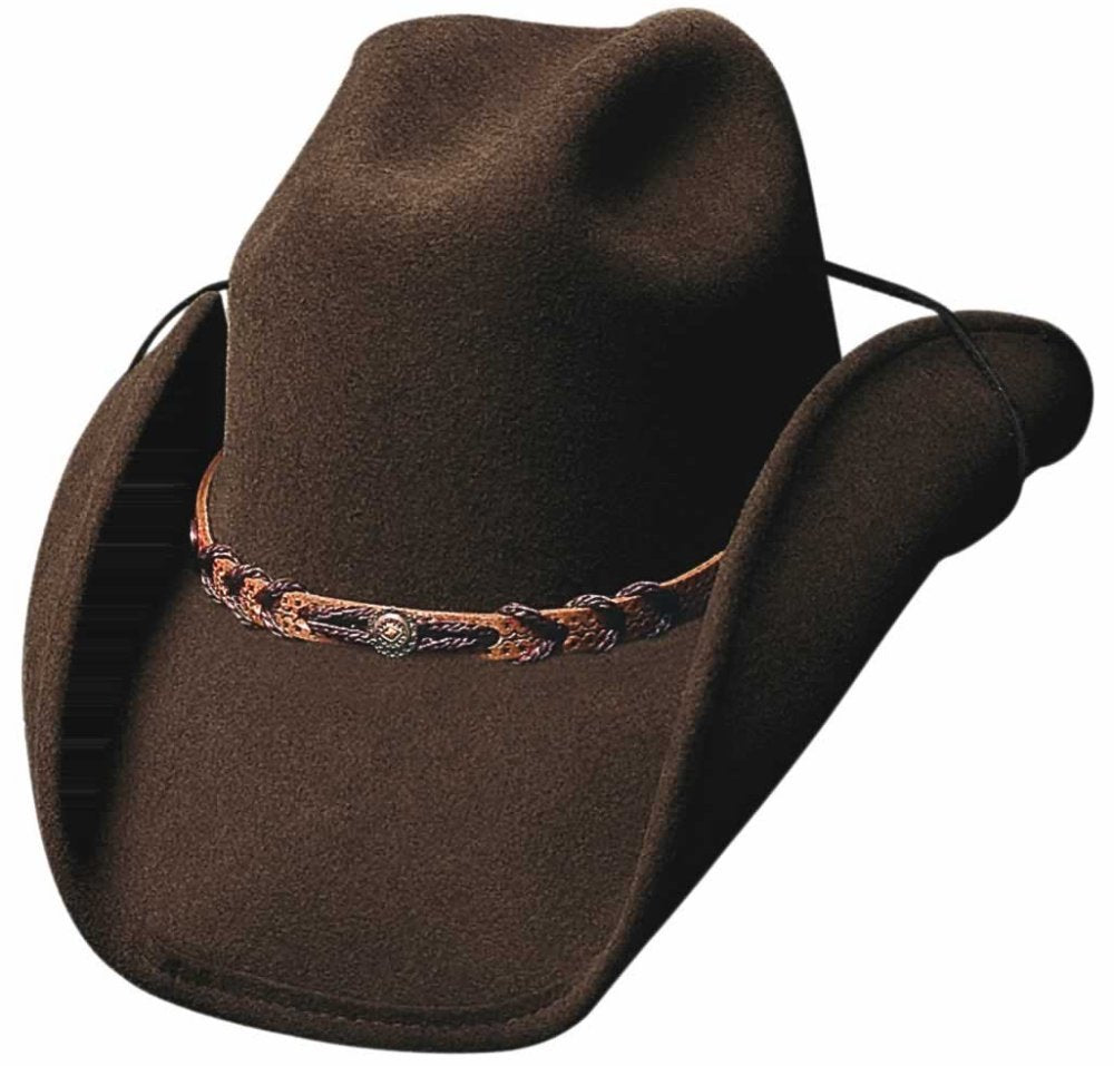 Small Brown "Montana" Felt Cowboy Hat