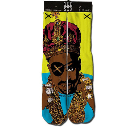 Odd Sox Men's Ruler So Socks Blue Gold Yellow