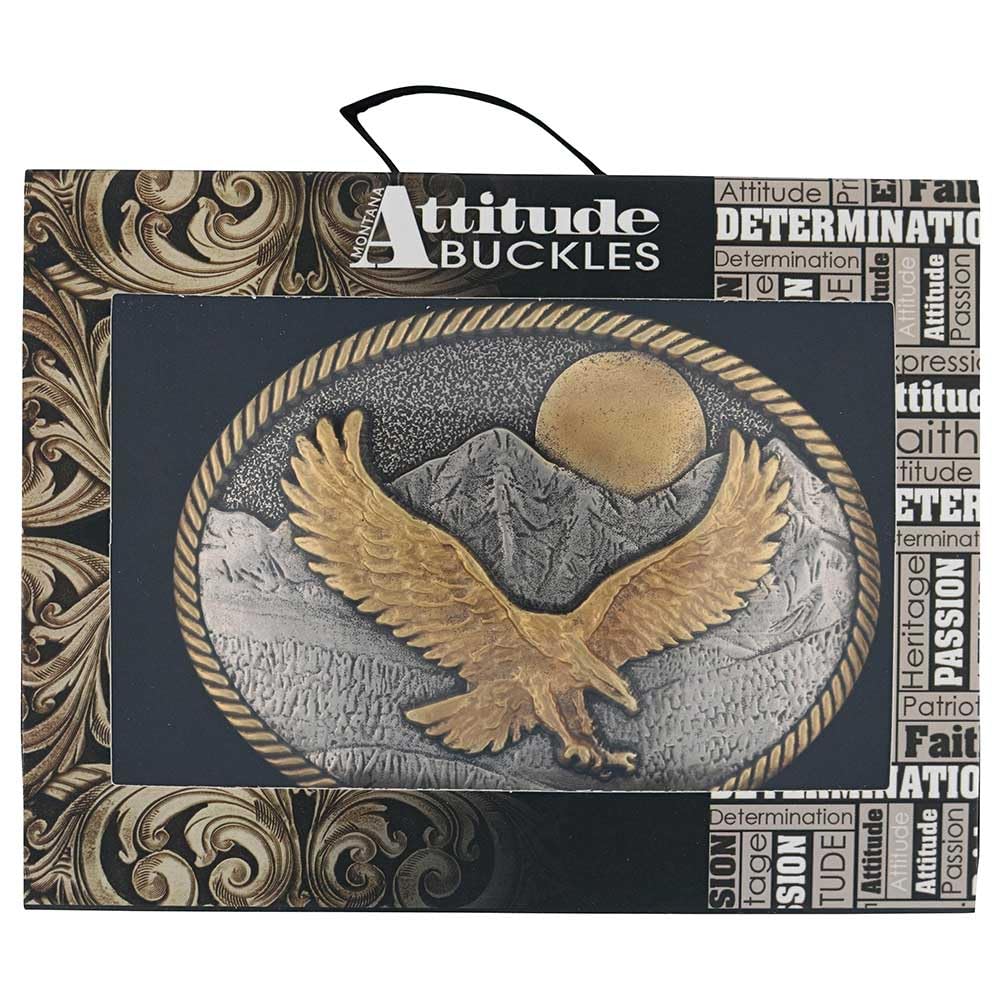 Montana Silversmiths Mountain Majesty Attitude Buckle - A997P