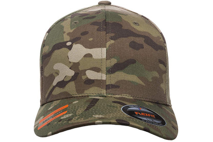 Flexfit Men's Athletic Baseball Fitted Cap, Multicam Green, XX-Large