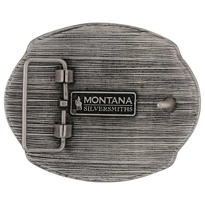 Montana Silversmiths Buffalo Roam Attitude Buckle - A987S