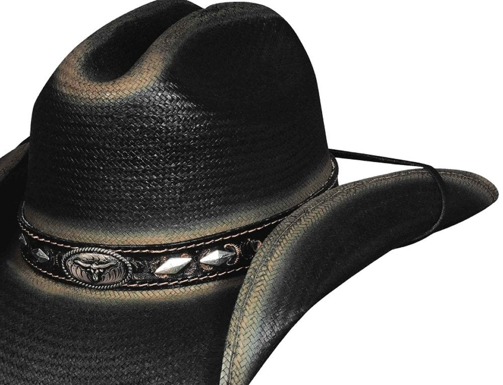 Bullhide Hats 2412Bl Little Big Horn Extra Large Black Cowboy Hat