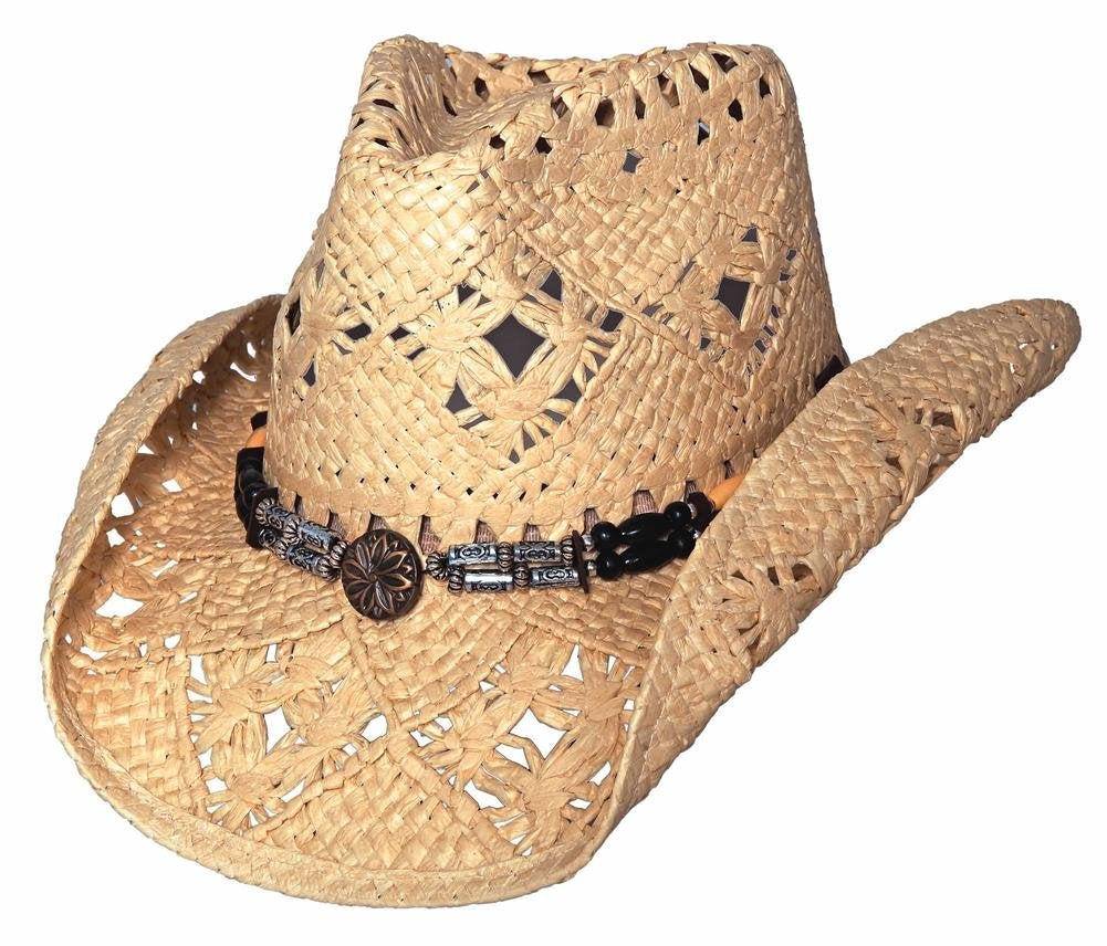 Bullhide Hats All Summer Long Straw Hat (L/XL, Natural)