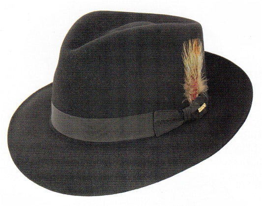 Stetson Downs hat (6 3/4, Black)