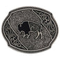 Montana Silversmiths Buffalo Roam Attitude Buckle - A987S