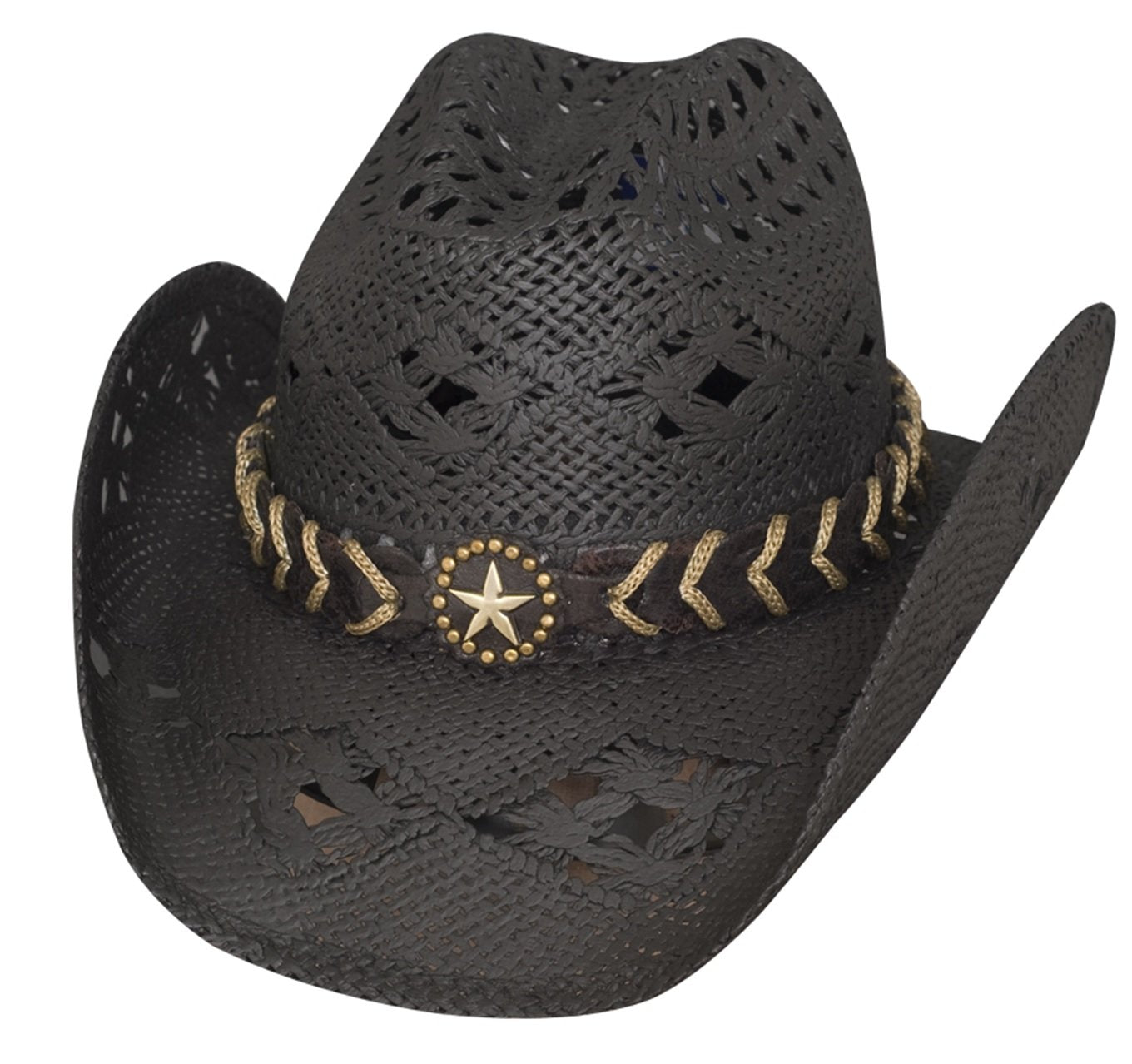 Montecarlo Bullhide Hats NAUGHTY GIRL Toyo Straw Western Cowboy Hat (Small)