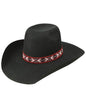 RESISTOL Hooey Presidio 4X Wool Cowboy Hat Black