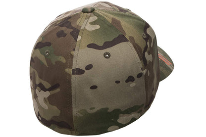 Flexfit Men's Athletic Baseball Fitted Cap, Multicam Green, XX-Large