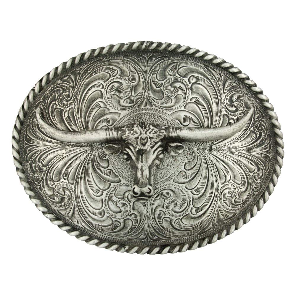 MS-61028-OVAL-LONGHORN-ANTQ-BUCKLE