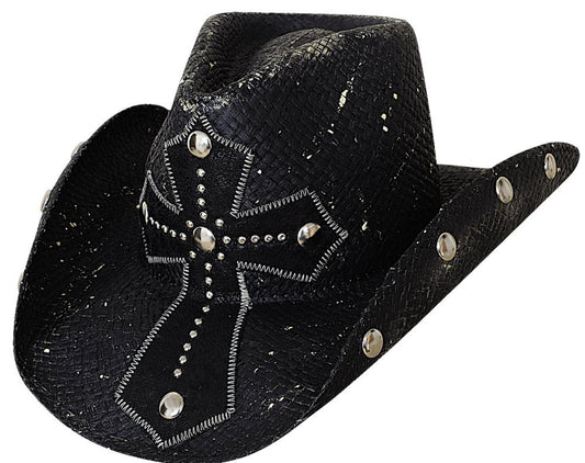 'Bullhide Hats No Mercy Cowboy Hat - Large - Black - 2667BL'