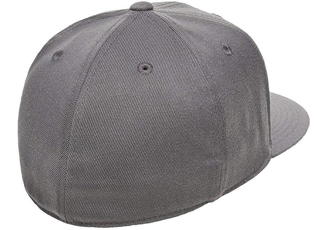 Flexfit Premium Flatbill Cap – Fitted 6210 Dark Grey