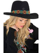 RESISTOL Women's Gold Digger Concho Western Hat Black Medium