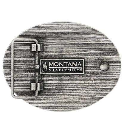 Montana Silversmiths Unisex We The People Antiqued Attitude Buckle Silver One Size