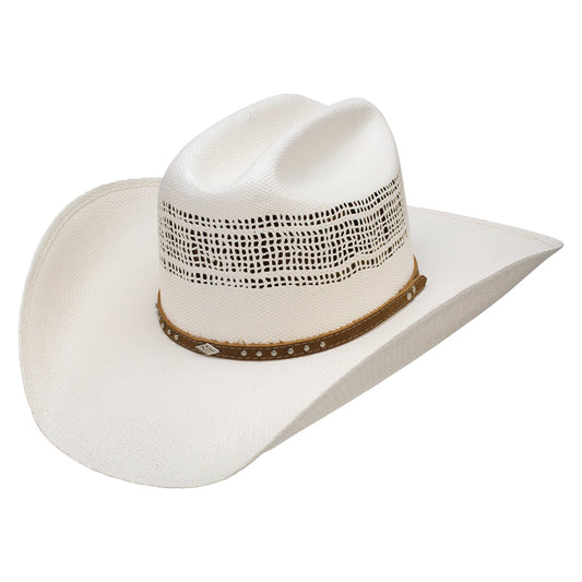 Stetson & Dobbs RSTRVS-7340 Mens Travis Cowboy Hat, Natural - 7 3/4