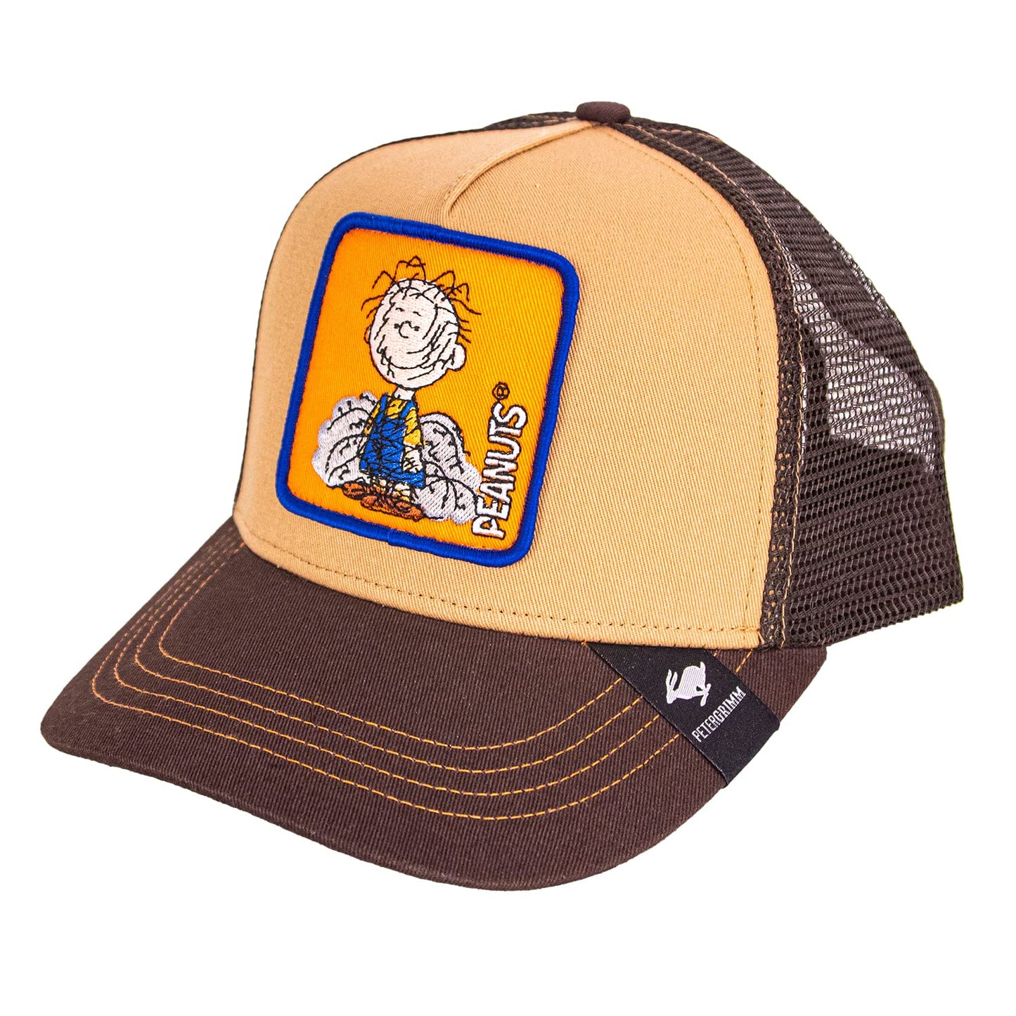 PG-PEANUTS-TRKR-CAP-PIG-PEN-BROWN-FBA