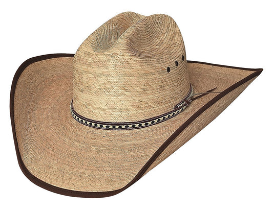 Montecarlo Bullhide Hats Wide Open 15X Palm Leaf Straw Cowboy Western Hat (7)