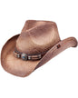 Peter Grimm Ltd Unisex Contraband Straw Cowboy Hat Brown One Size