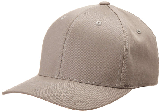 Flexfit Unisex Wooly Combed Twill Cap - 6277, Gray, Adult XXL (7 3/8" - 8")