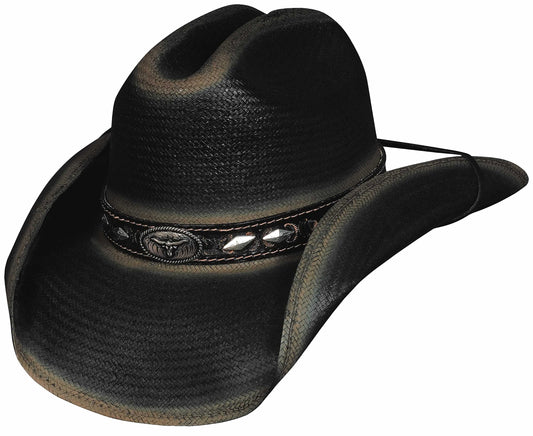 BULLHIDE HATS COWBOY COLLECTION LITTLE BIG HORN BLACK 2412BL (EXTRA LARGE)