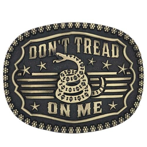Montana Silversmiths Unisex Gadsen Snake Heritage Attitude Buckle - A902 One Size