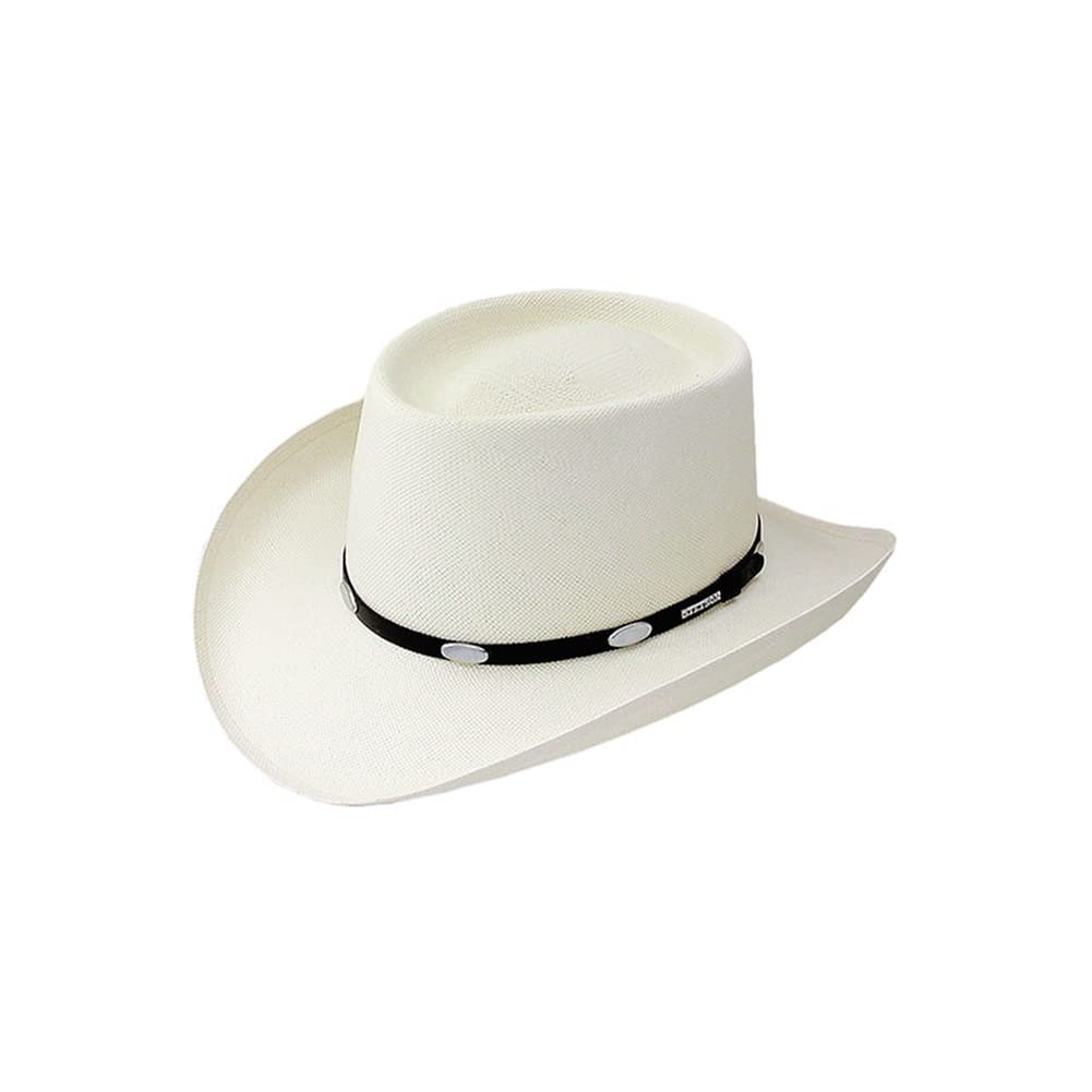 Stetson 10X Royal Flush Straw Cowboy Hat (US, Numeric, 6 7/8, Natural)