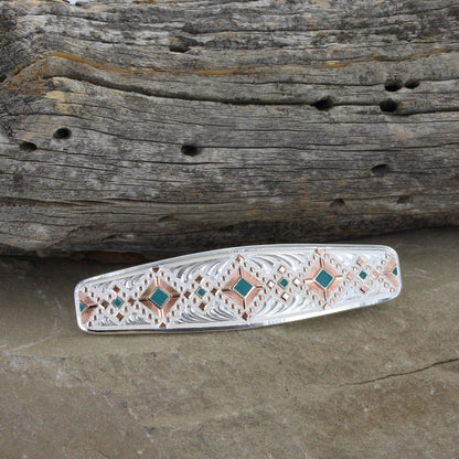 Montana Silversmiths Western Lifestyle Made in the USA Barrette (Southwestern)