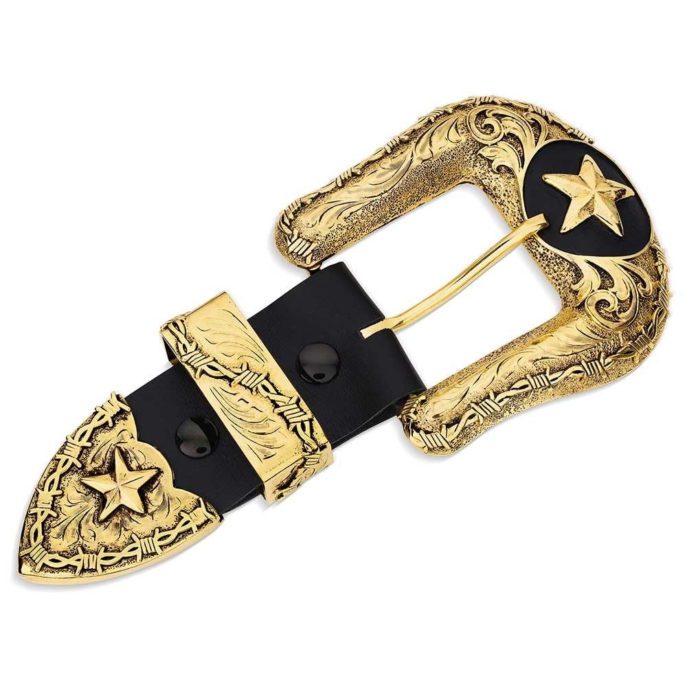 Montana Silversmiths Western Lifestyle 3 Piece Buckle Set