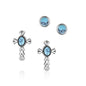 Montana Silversmiths Western Lifestyle Cross Earrings