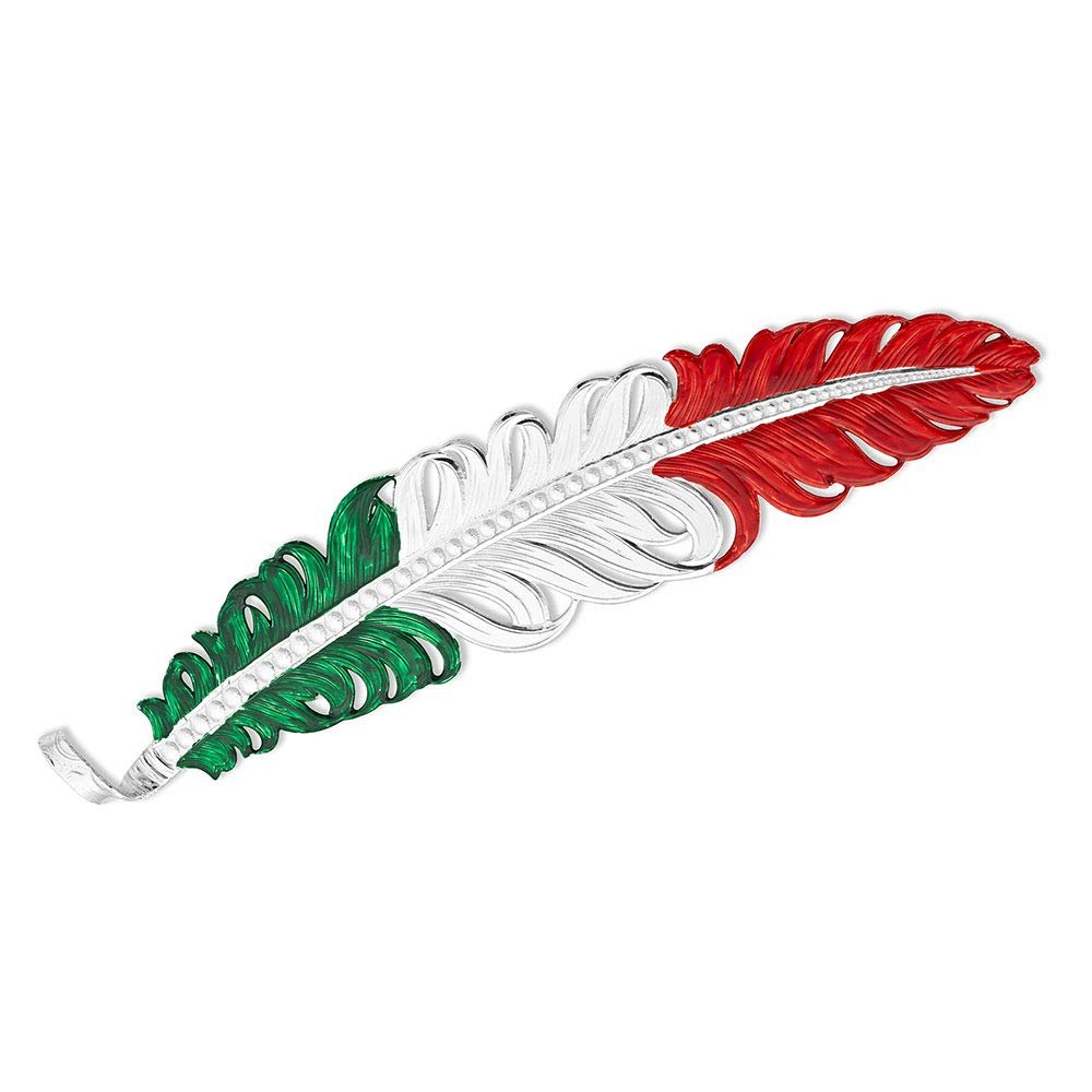 Montana Silversmiths Women's Mexican Flag Hat Feather - Hf4059mex