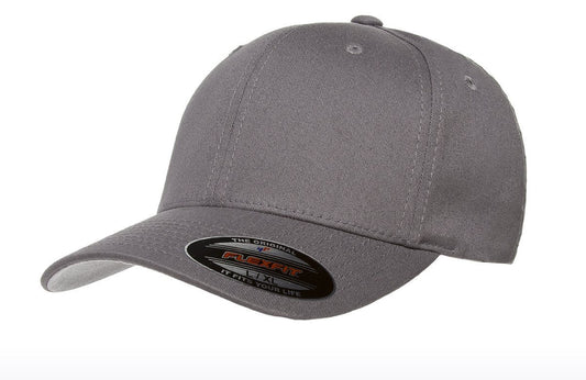Flexfit V Cotton Twill Fitted Hat 5001 XXL (7 3/8" to 8") - Grey