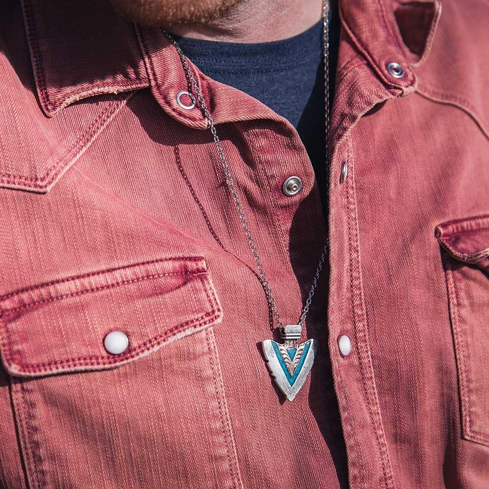 Montana Silversmiths Western Lifestyle Men's Pendant Necklace