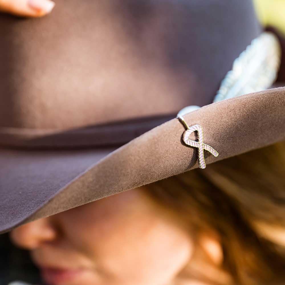 Montana Silversmiths Tough Enough to Wear Pink Hat Clip