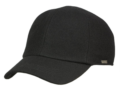 Wigens Kent 100% Wool Baseball Cap with Earflaps