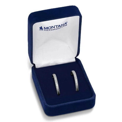 Montana Silversmiths Western Lifestyle Hoop Lever/Latch Earrings