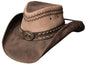 Bullhide Leather Hideout Brim 3 3/8" Cowboy Camel Hat