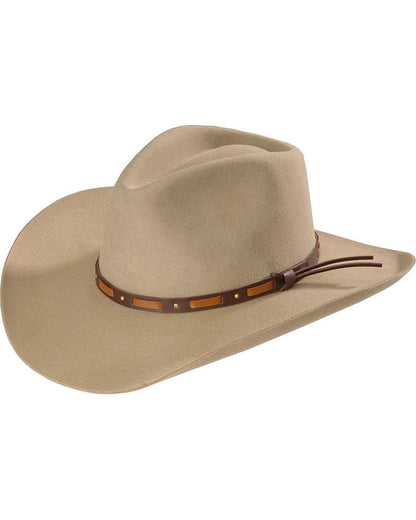Stetson Hutchins 3X Wool Felt Stone Cowboy Hat (SWHUTC-403420)