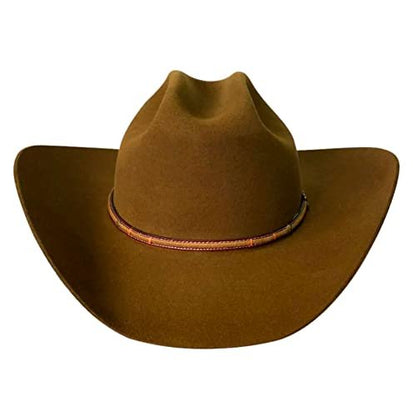 Stetson Unisex Powder River 4X Felt Cowboy Hat Mink 7 5/8 Brown