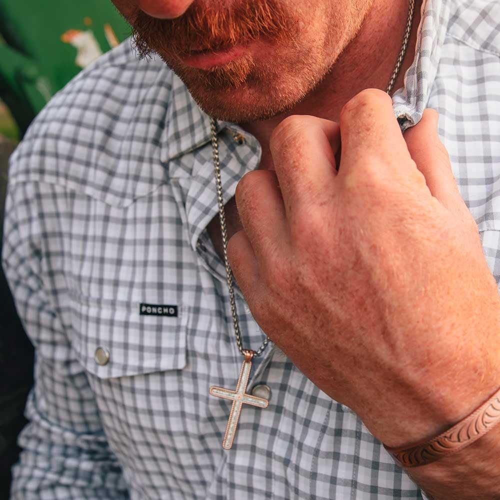 Montana Silversmiths Western Lifestyle Men's Cross Necklace