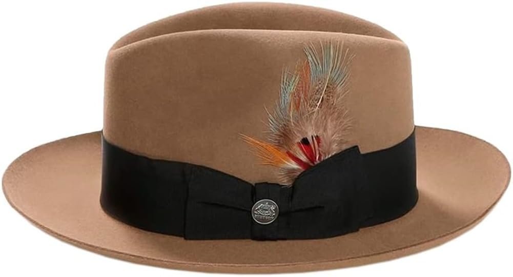 Stetson Temple Fur Felt Fedora Hat