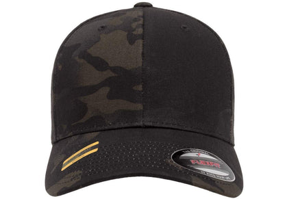 Flexfit Multicam Camo 6 Panel Baseball Cap Officially Licensed Multi-Cam Pattern (Large-X-Large, Multicam Black)