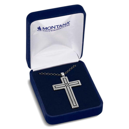Montana Silversmiths Western Lifestyle Men's Cross Necklace