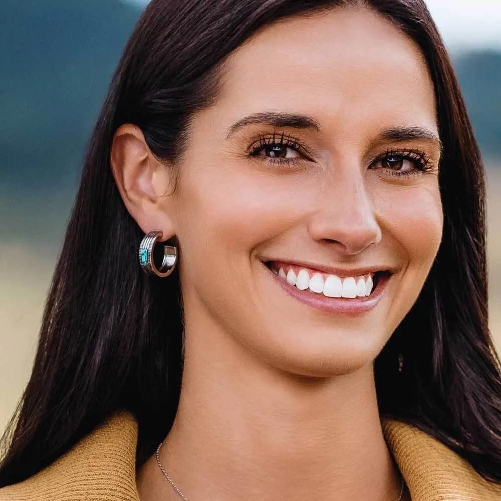 Montana Silversmiths Western Lifestyle Hoop Stud/Post Earrings